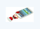Santa Claus Custom Plastic Usb Flash Drive Custom , 128 Gig Gift Usb Drives