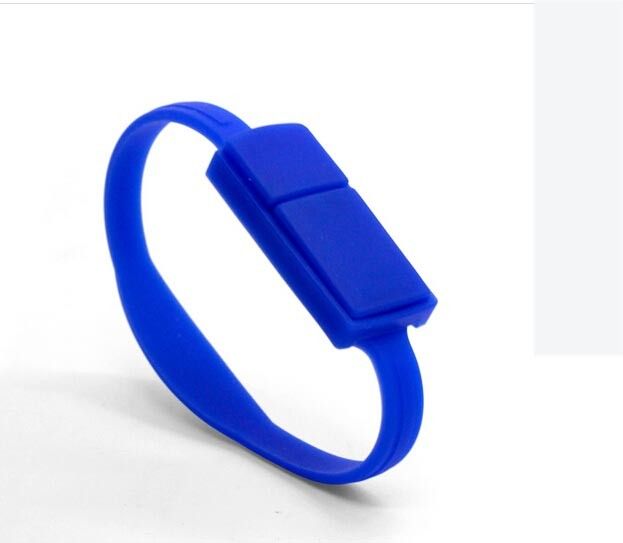 USB3.0 Customiz 2gb / 4gb Wristband USB Flash Drive in Blue